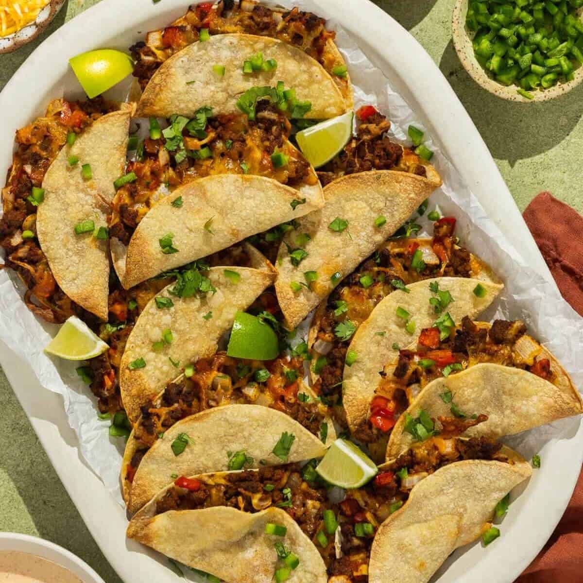 Crispy Oven Baked Beef Tacos: The Perfect Mess-Free Crowd-Pleaser